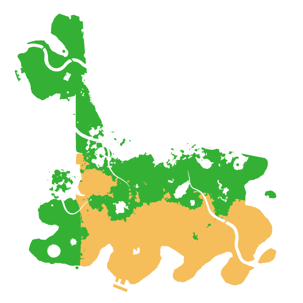 Biome Rust Map: Procedural Map, Size: 4100, Seed: 36639554