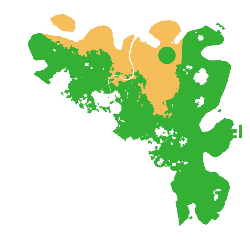 Biome Rust Map: Procedural Map, Size: 3800, Seed: 22827841
