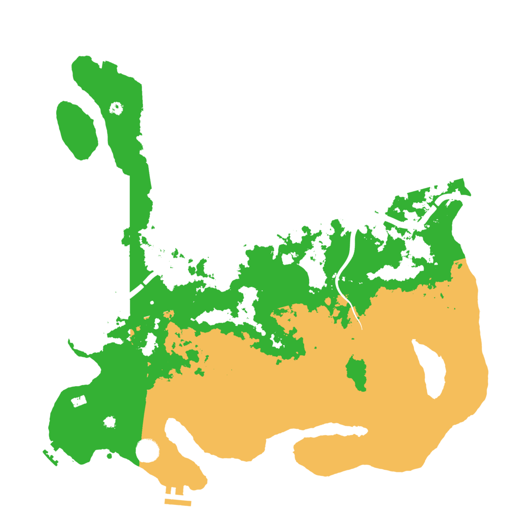 Biome Rust Map: Procedural Map, Size: 3950, Seed: 17955747