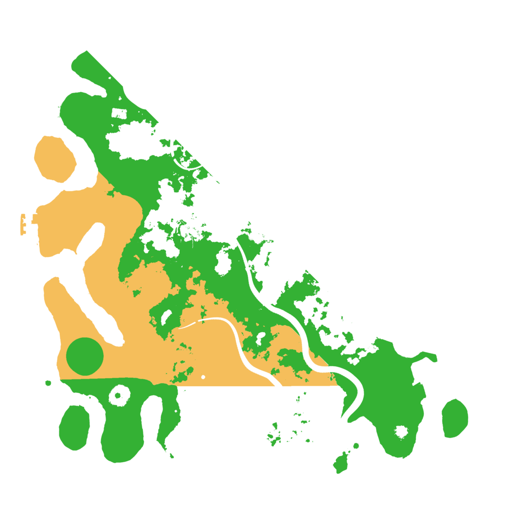 Biome Rust Map: Procedural Map, Size: 3650, Seed: 24294650