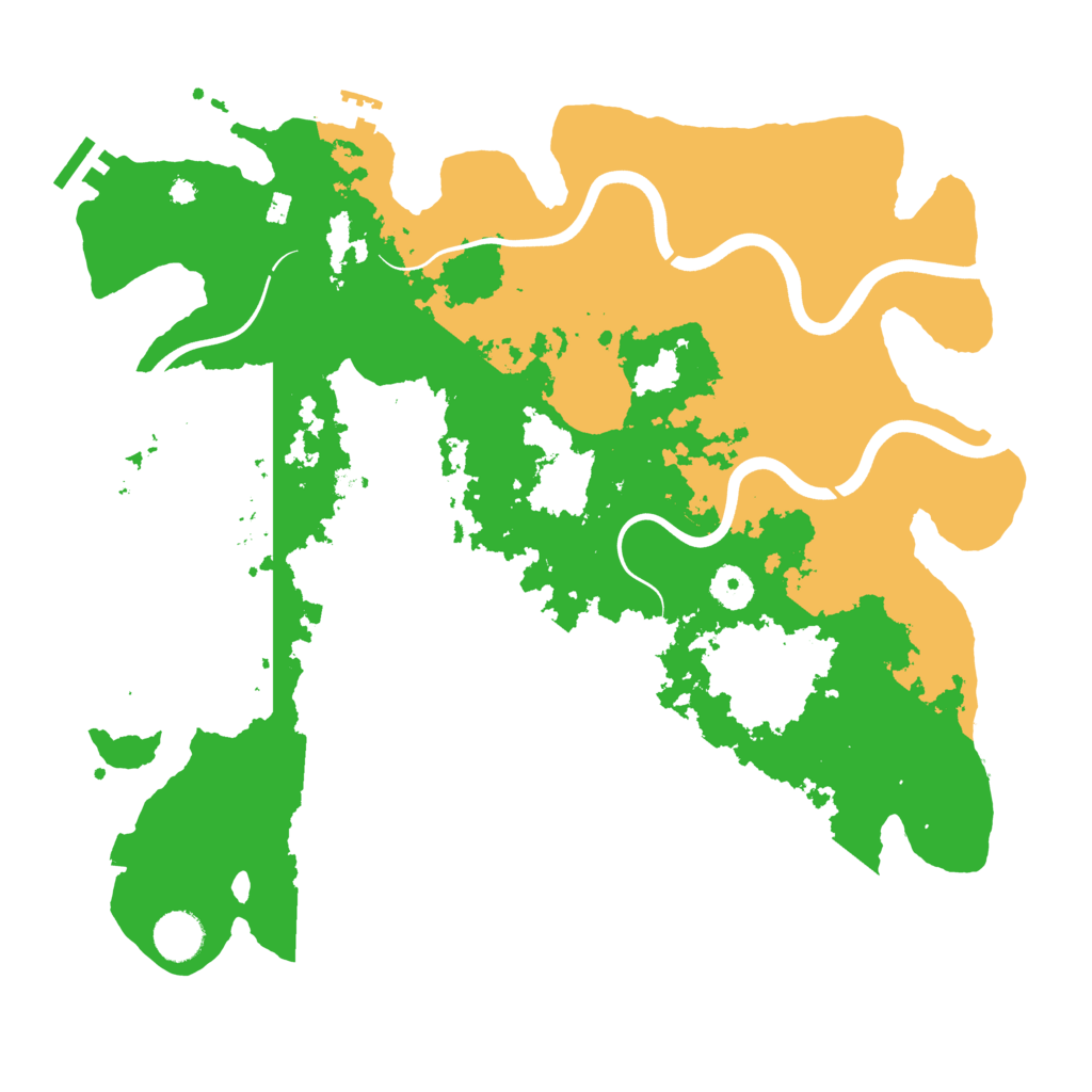 Biome Rust Map: Procedural Map, Size: 3850, Seed: 31196924