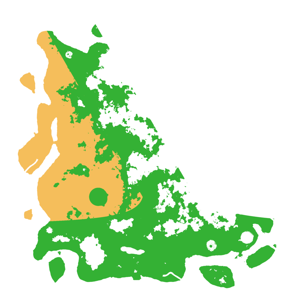 Biome Rust Map: Procedural Map, Size: 4400, Seed: 13734254