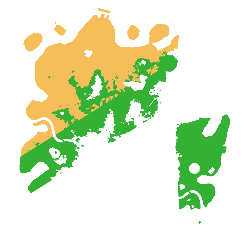 Biome Rust Map: Procedural Map, Size: 4000, Seed: 33918721