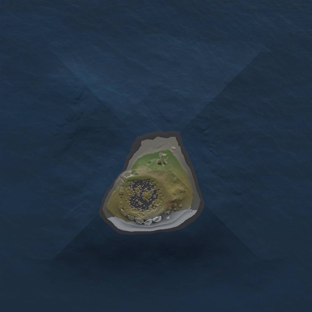 Rust Map: Procedural Map, Size: 1000, Seed: 1001, 3 Monuments