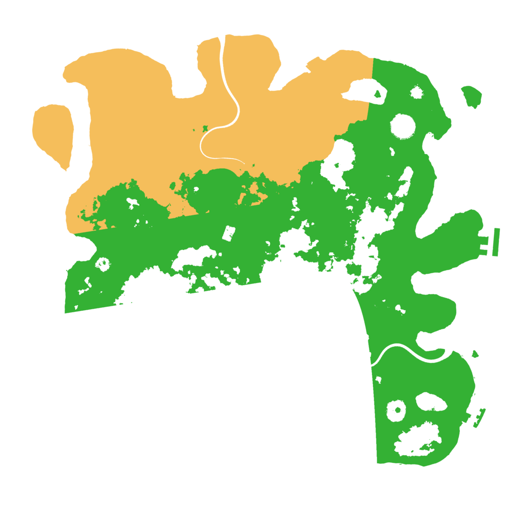 Biome Rust Map: Procedural Map, Size: 3700, Seed: 503988477