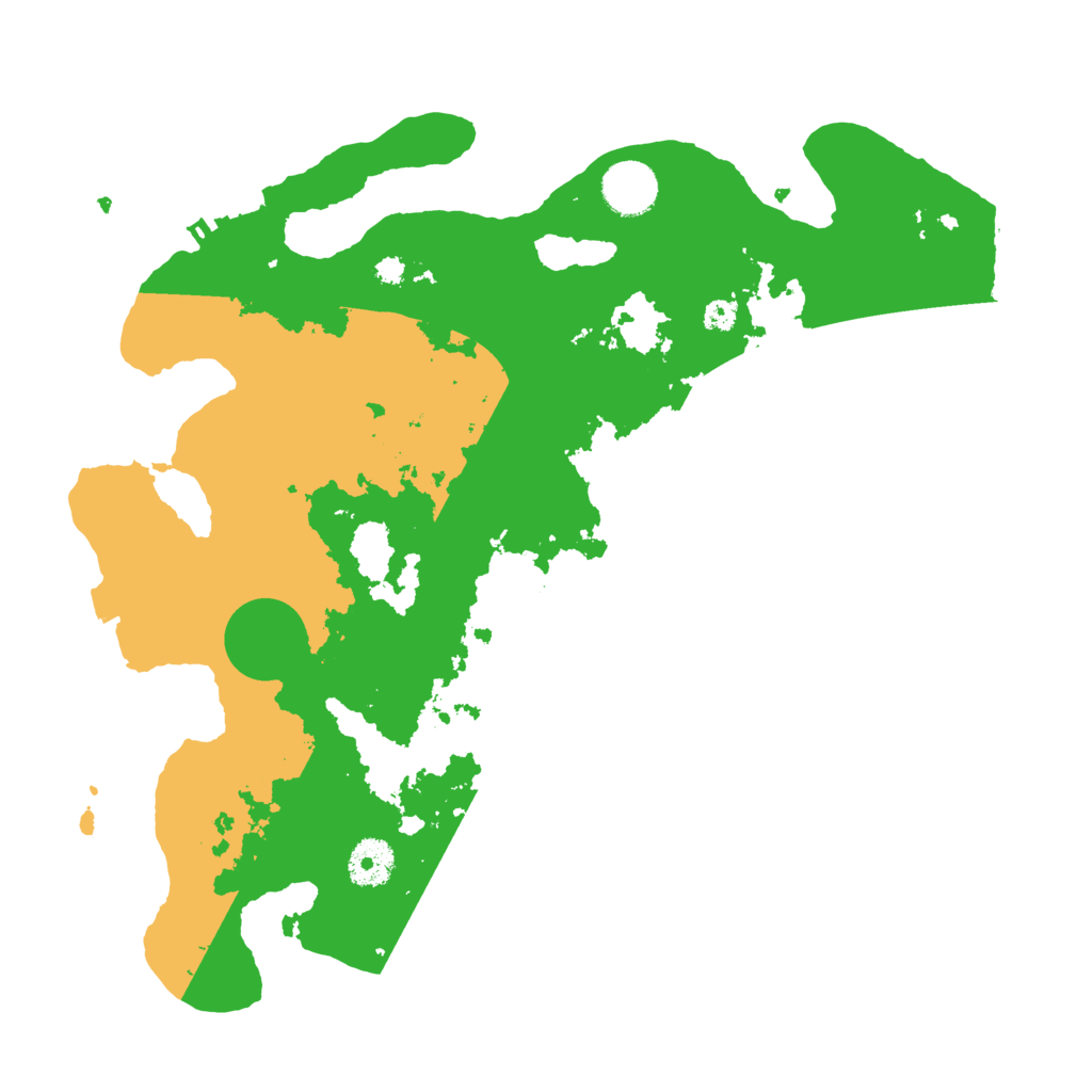 Biome Rust Map: Procedural Map, Size: 3500, Seed: 1820669000