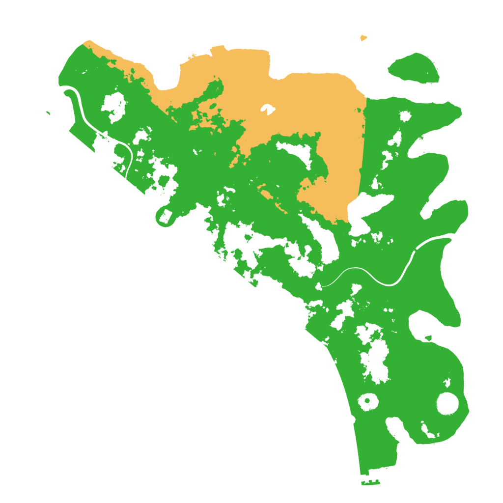 Biome Rust Map: Procedural Map, Size: 4000, Seed: 1027287123