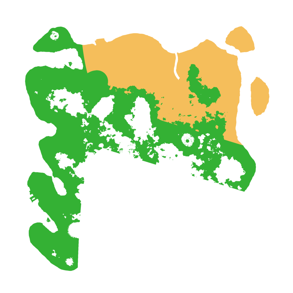 Biome Rust Map: Procedural Map, Size: 3500, Seed: 27893118