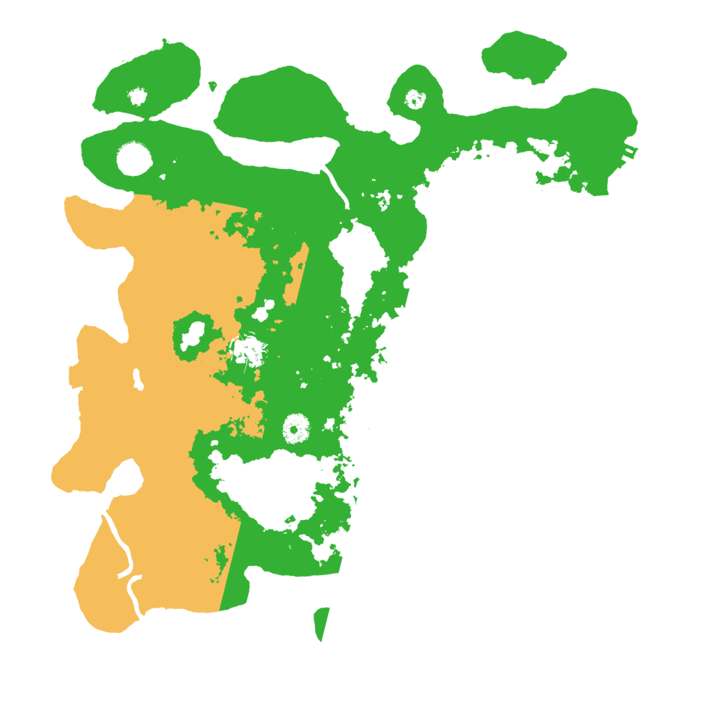Biome Rust Map: Procedural Map, Size: 3700, Seed: 74650273