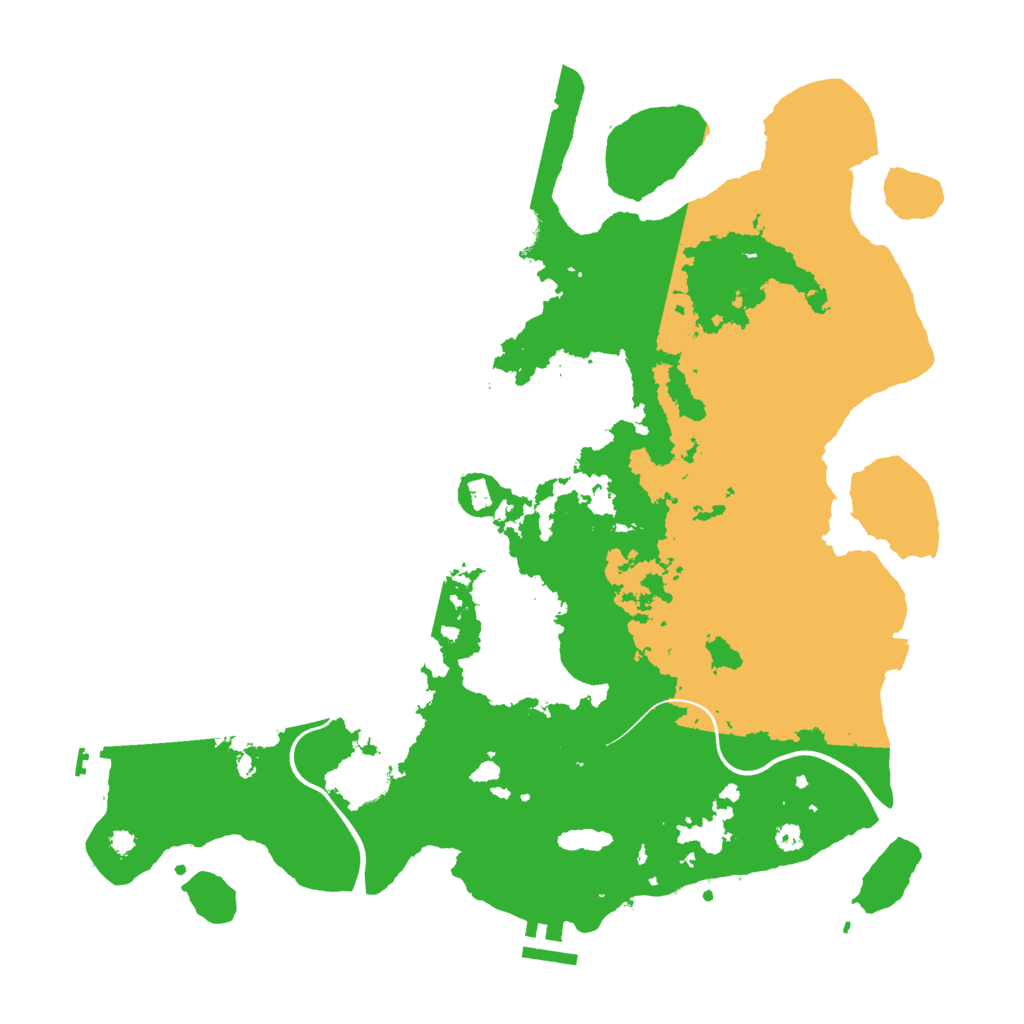 Biome Rust Map: Procedural Map, Size: 3750, Seed: 60220306