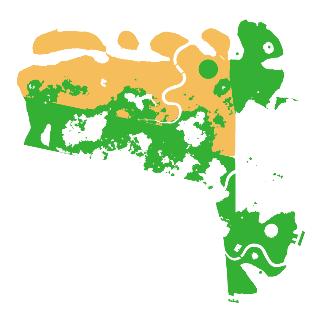 Biome Rust Map: Procedural Map, Size: 4300, Seed: 98423384