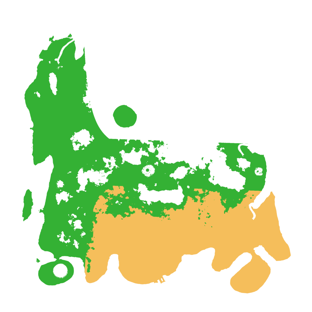 Biome Rust Map: Procedural Map, Size: 3900, Seed: 98848308