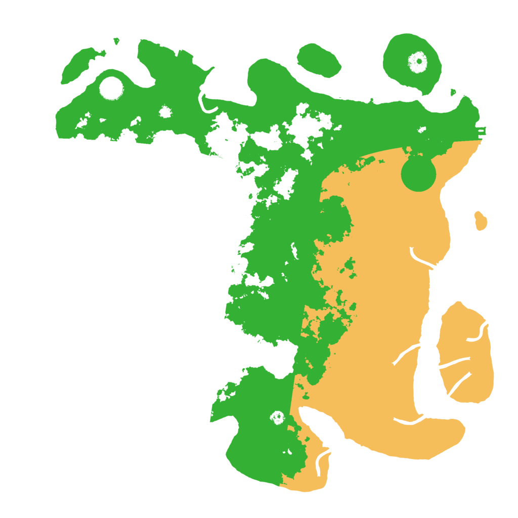 Biome Rust Map: Procedural Map, Size: 3900, Seed: 25206252