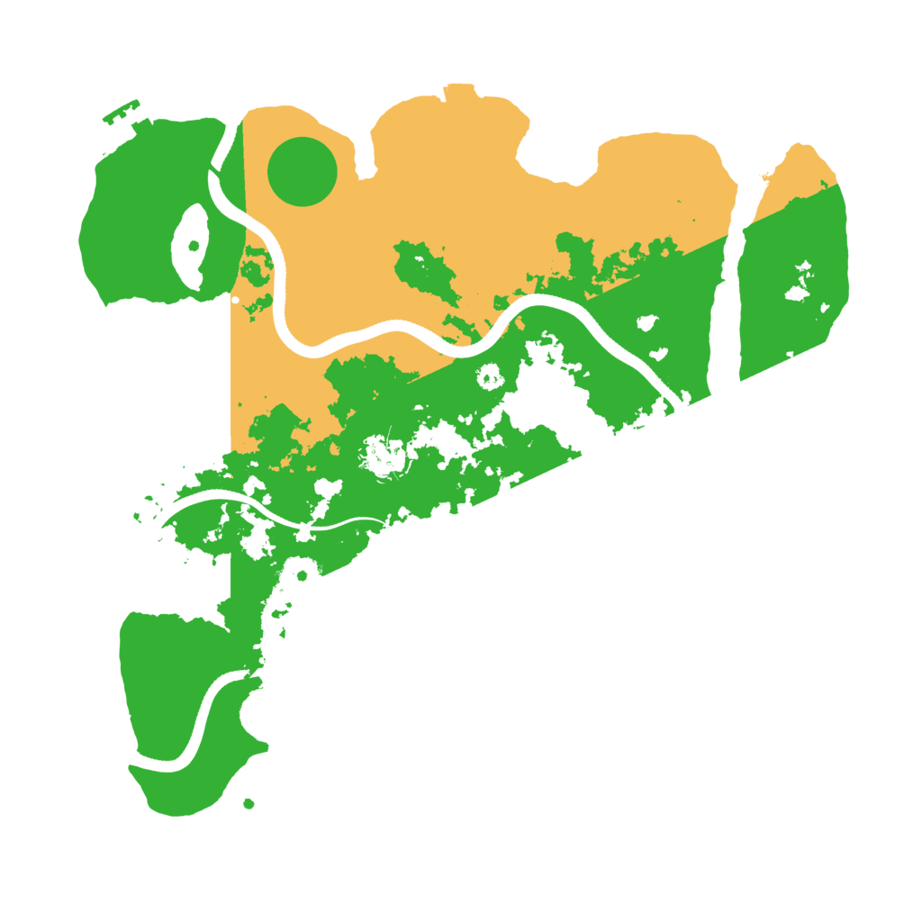 Biome Rust Map: Procedural Map, Size: 3500, Seed: 5690967