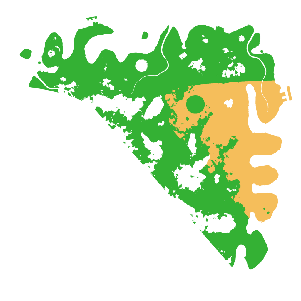 Biome Rust Map: Procedural Map, Size: 4300, Seed: 64826112