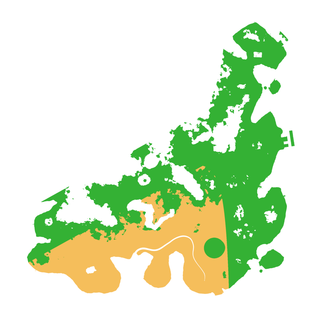 Biome Rust Map: Procedural Map, Size: 4000, Seed: 588369889