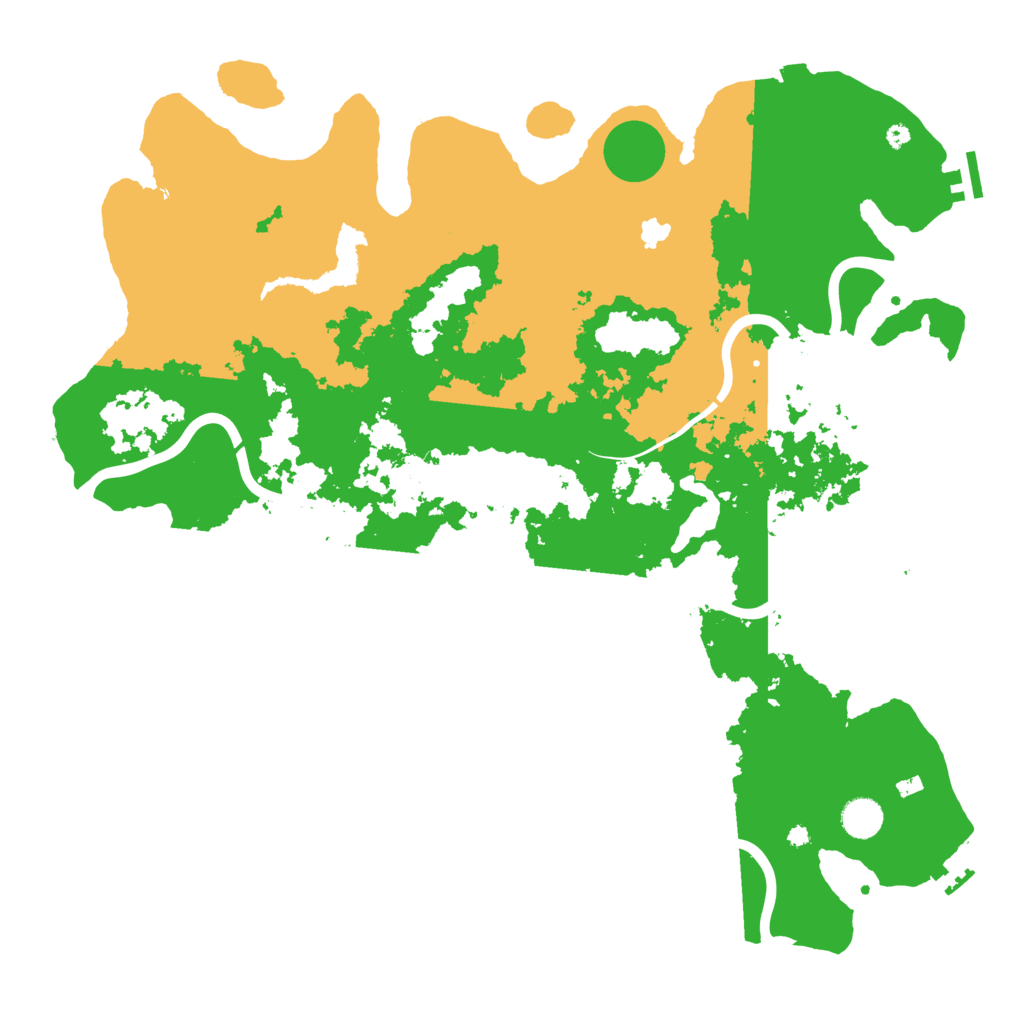 Biome Rust Map: Procedural Map, Size: 4400, Seed: 307585