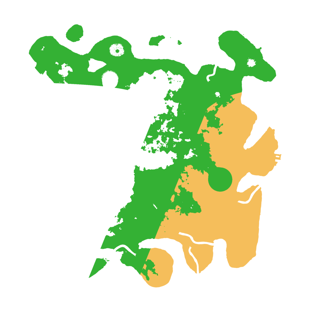 Biome Rust Map: Procedural Map, Size: 3400, Seed: 40709375