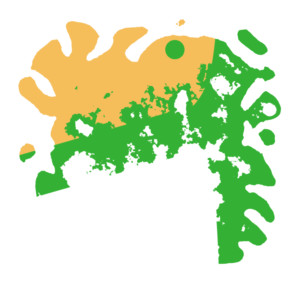 Biome Rust Map: Barren, Size: 4100, Seed: 48515860