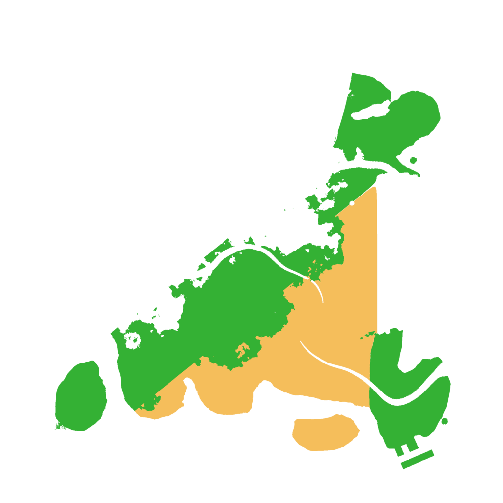 Biome Rust Map: Procedural Map, Size: 3000, Seed: 8539714