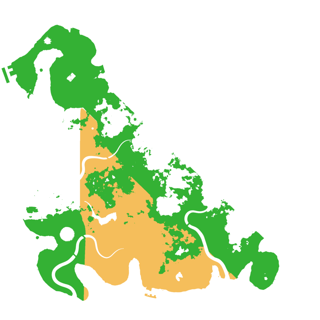 Biome Rust Map: Procedural Map, Size: 4100, Seed: 11254852