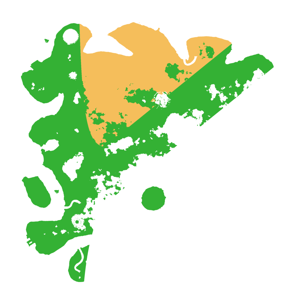 Biome Rust Map: Procedural Map, Size: 3500, Seed: 130227972