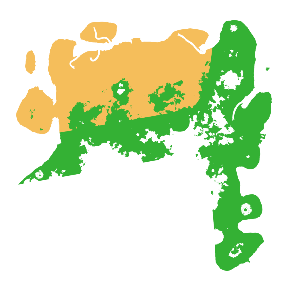 Biome Rust Map: Procedural Map, Size: 3900, Seed: 16393367