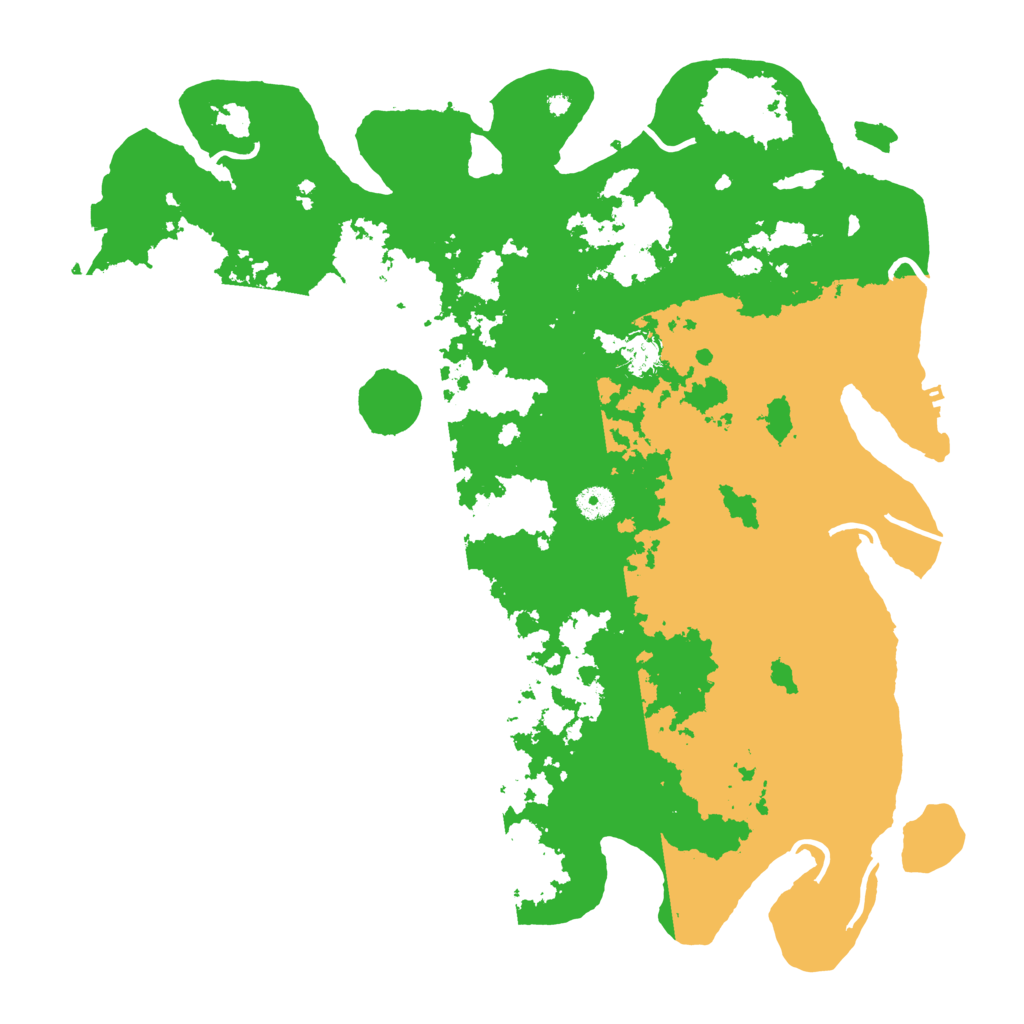 Biome Rust Map: Procedural Map, Size: 4400, Seed: 58096303