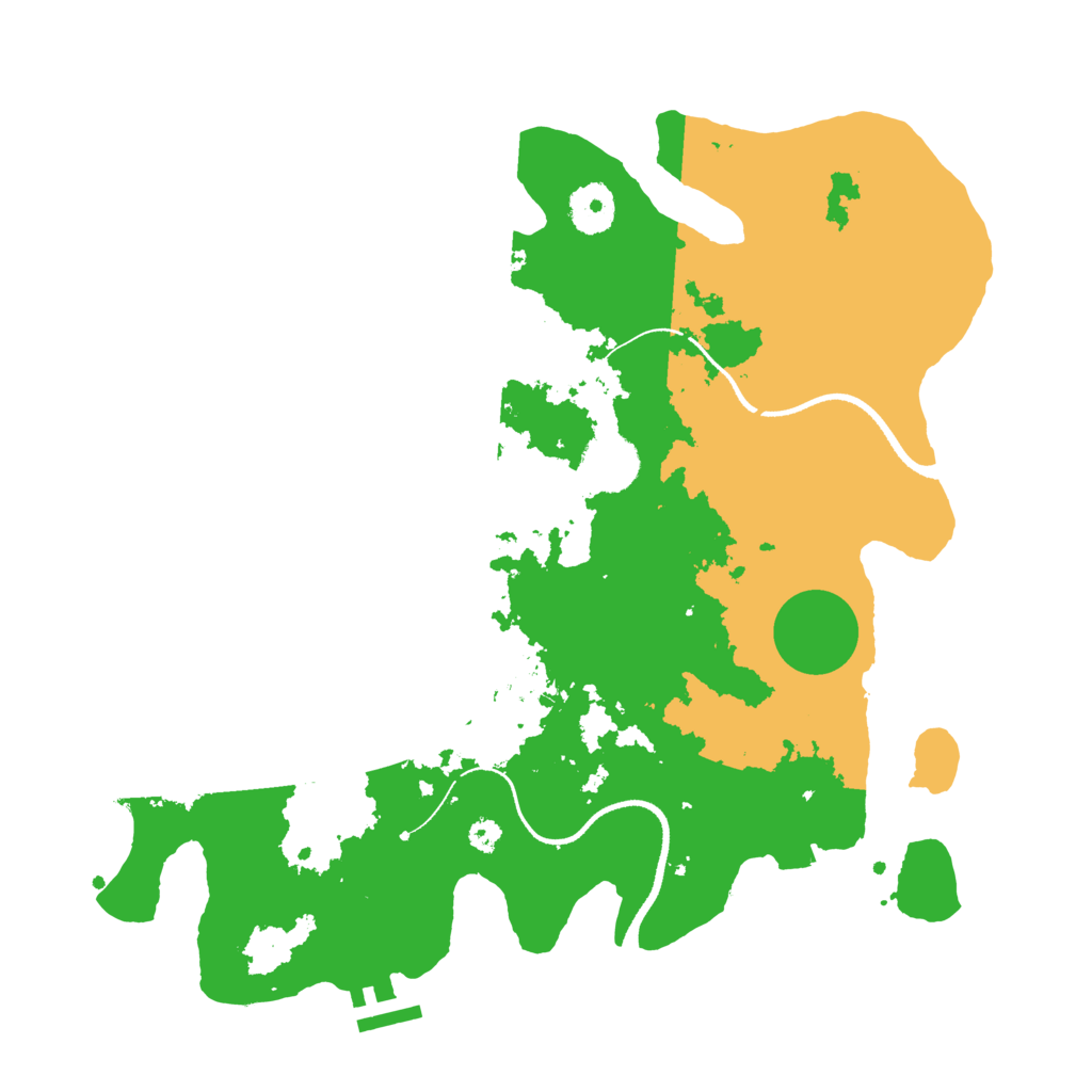 Biome Rust Map: Procedural Map, Size: 3400, Seed: 56516163