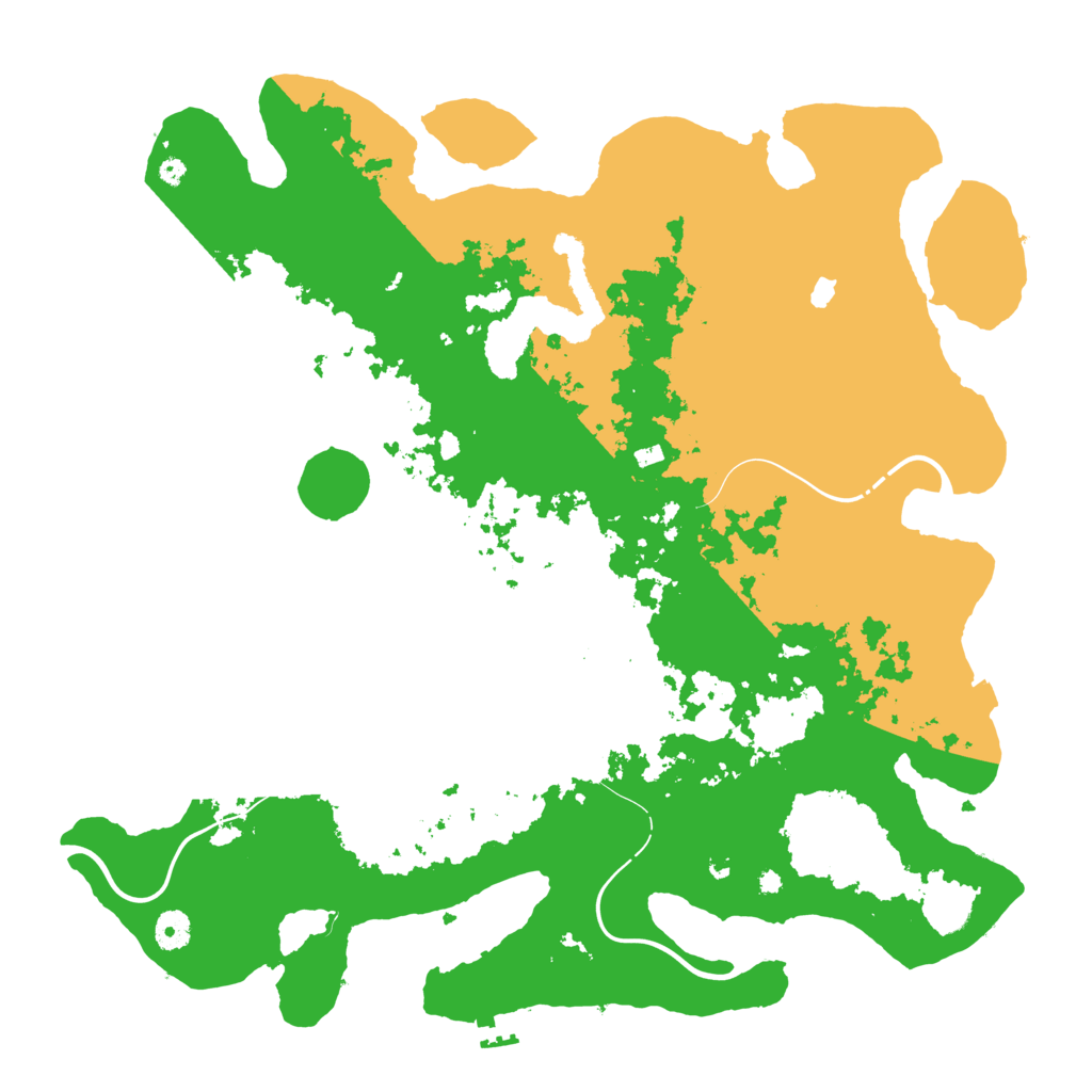 Biome Rust Map: Procedural Map, Size: 4300, Seed: 82382728