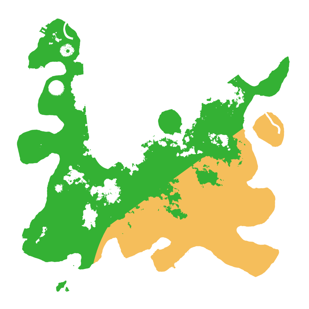 Biome Rust Map: Procedural Map, Size: 3550, Seed: 20036067