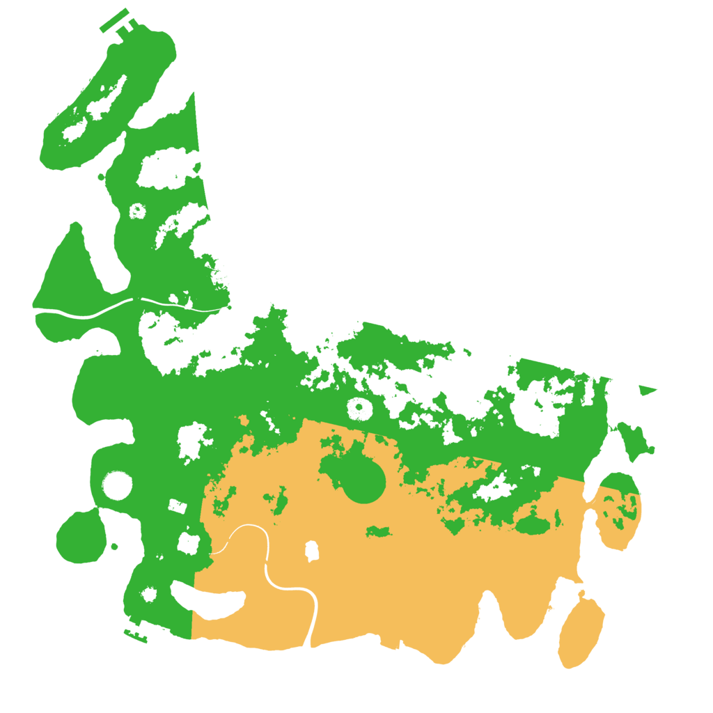 Biome Rust Map: Procedural Map, Size: 4300, Seed: 70618774