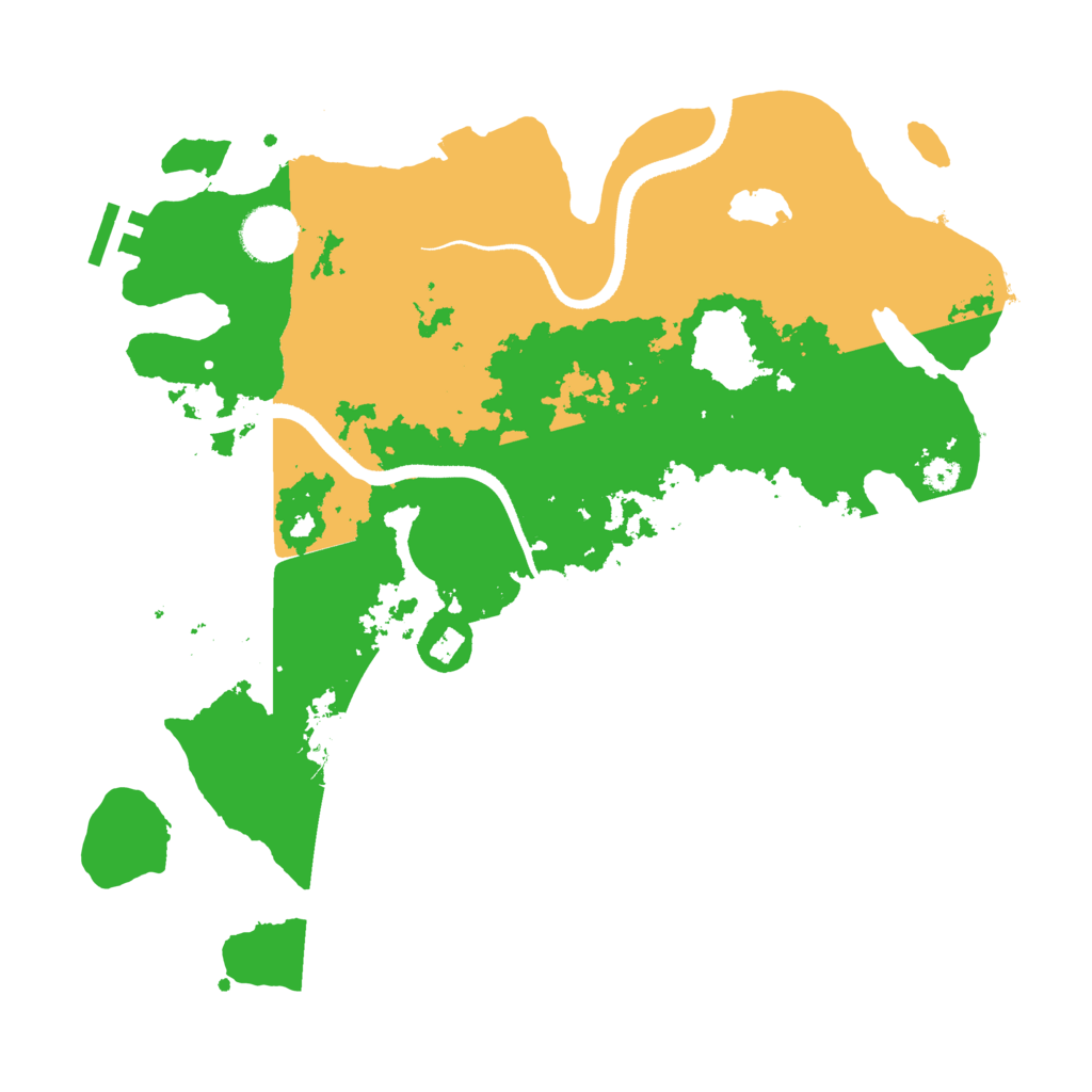 Biome Rust Map: Procedural Map, Size: 3450, Seed: 5949465