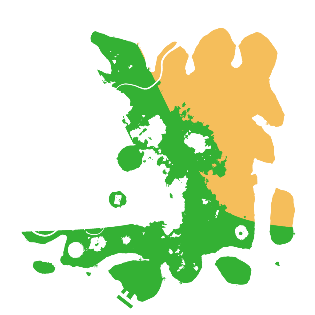 Biome Rust Map: Procedural Map, Size: 3500, Seed: 1785505299