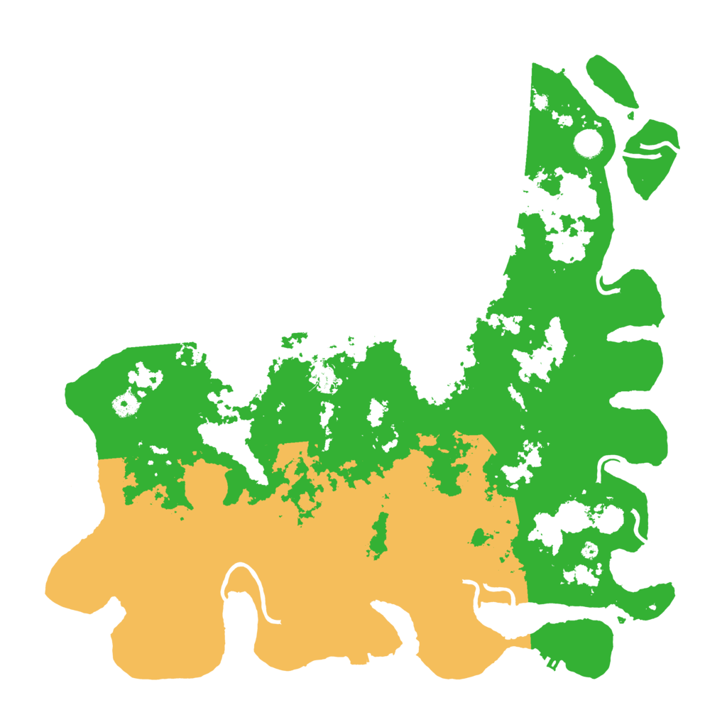 Biome Rust Map: Procedural Map, Size: 4500, Seed: 1064522634