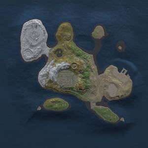 Thumbnail Rust Map: Procedural Map, Size: 1800, Seed: 2144733507, 6 Monuments