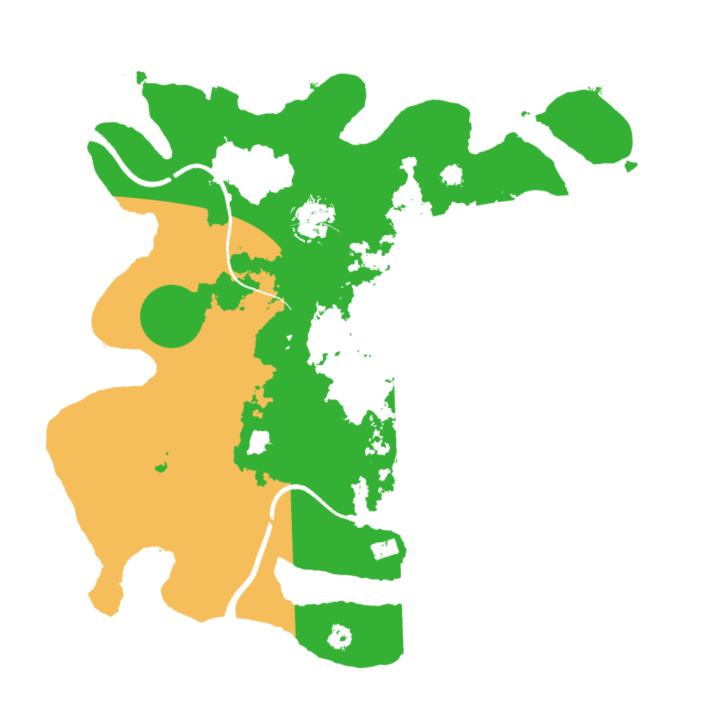 Biome Rust Map: Procedural Map, Size: 3000, Seed: 923256690