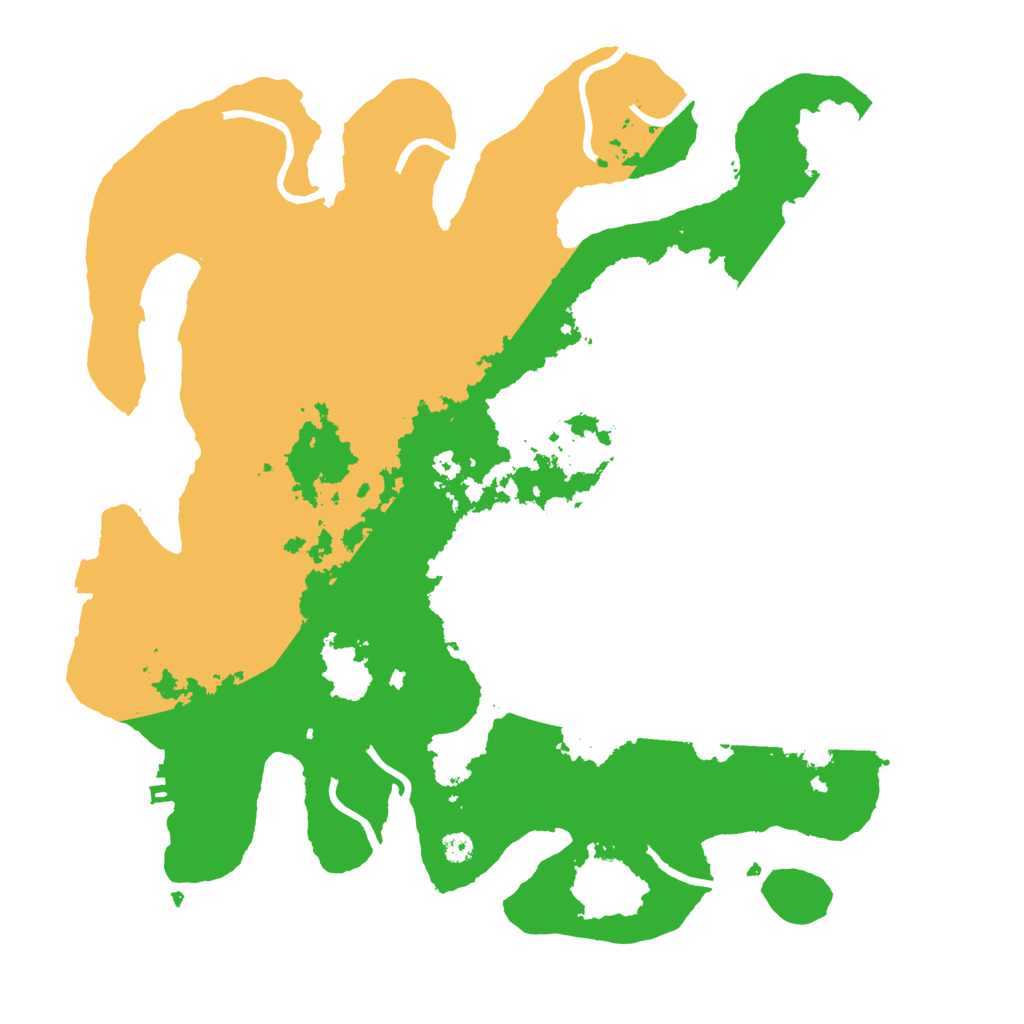 Biome Rust Map: Procedural Map, Size: 3500, Seed: 180017699