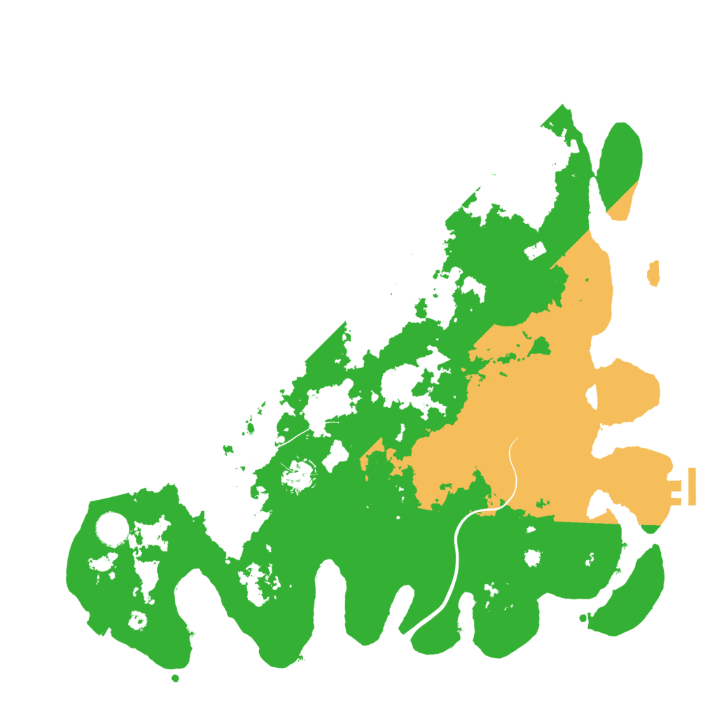 Biome Rust Map: Procedural Map, Size: 3850, Seed: 9836299