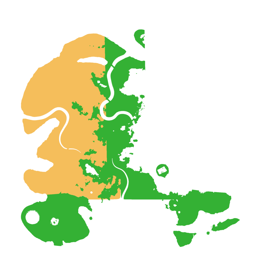 Biome Rust Map: Procedural Map, Size: 3400, Seed: 8321682