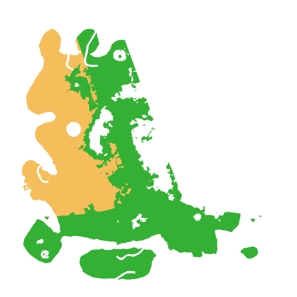 Biome Rust Map: Procedural Map, Size: 3600, Seed: 30583478