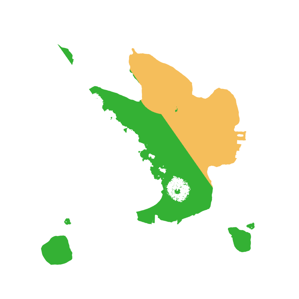 Biome Rust Map: Procedural Map, Size: 2000, Seed: 637370877