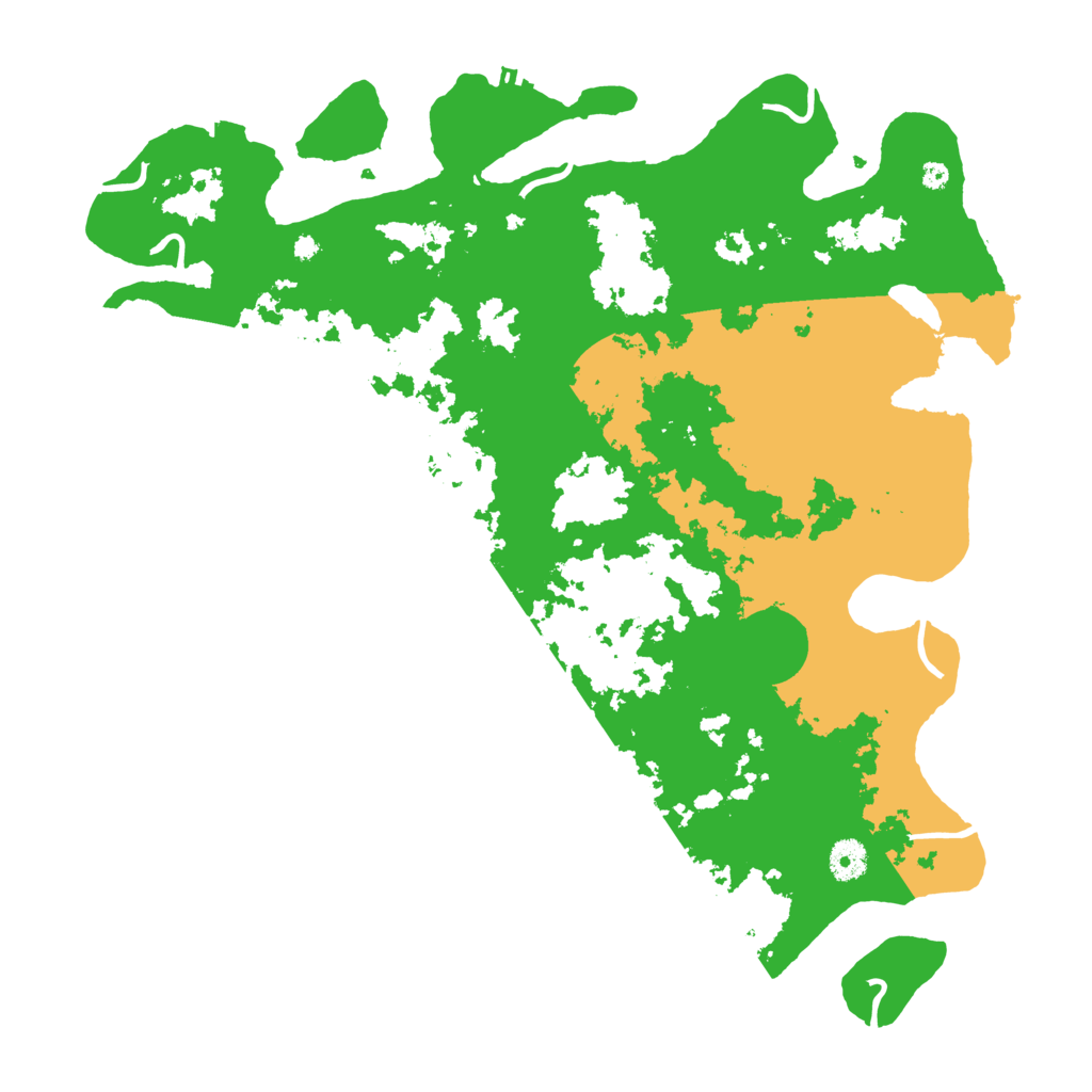 Biome Rust Map: Procedural Map, Size: 4100, Seed: 9118166