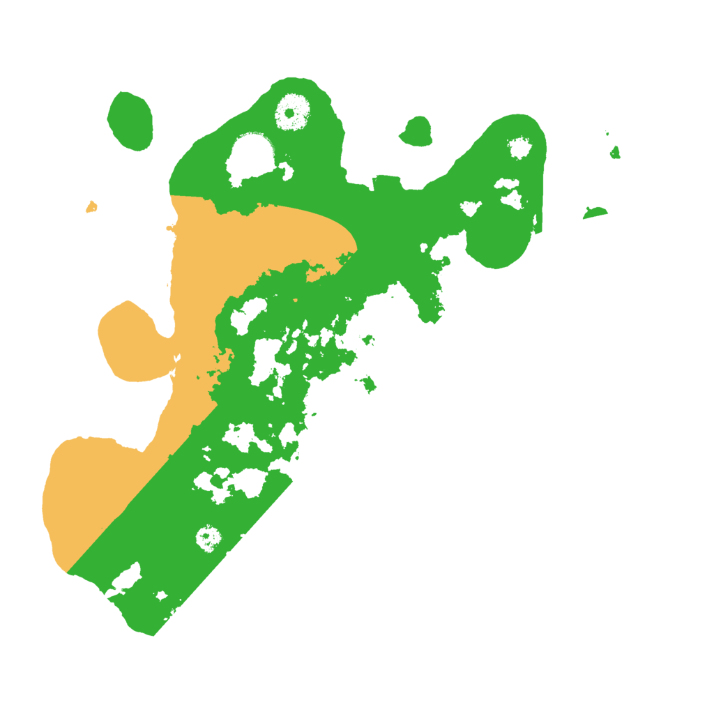 Biome Rust Map: Procedural Map, Size: 3000, Seed: 11125