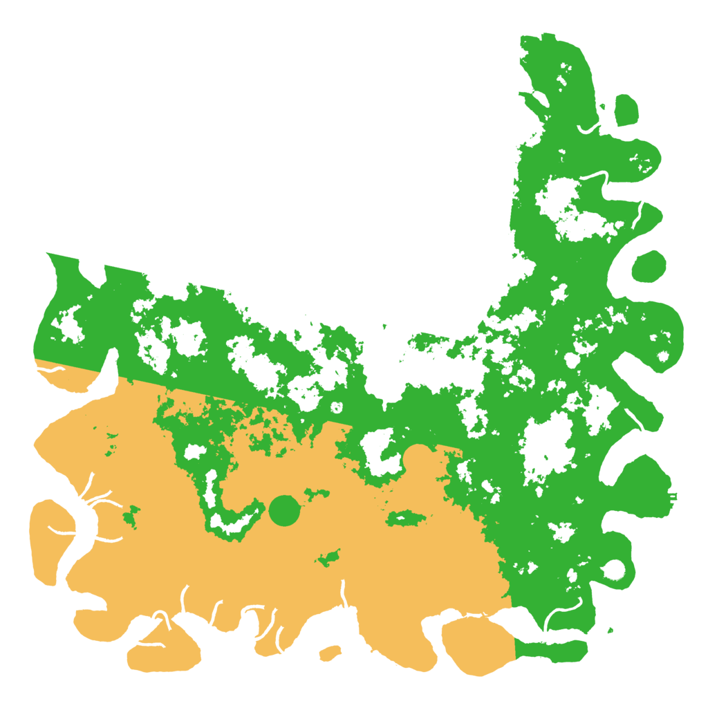 Biome Rust Map: Procedural Map, Size: 6000, Seed: 717408198