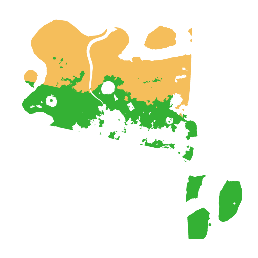 Biome Rust Map: Procedural Map, Size: 3500, Seed: 555003292