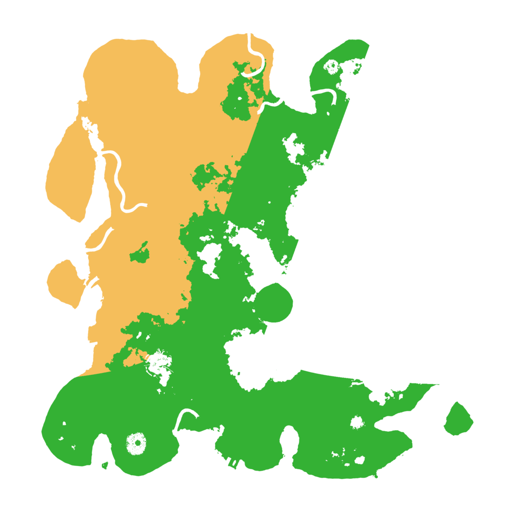 Biome Rust Map: Procedural Map, Size: 3700, Seed: 26789290