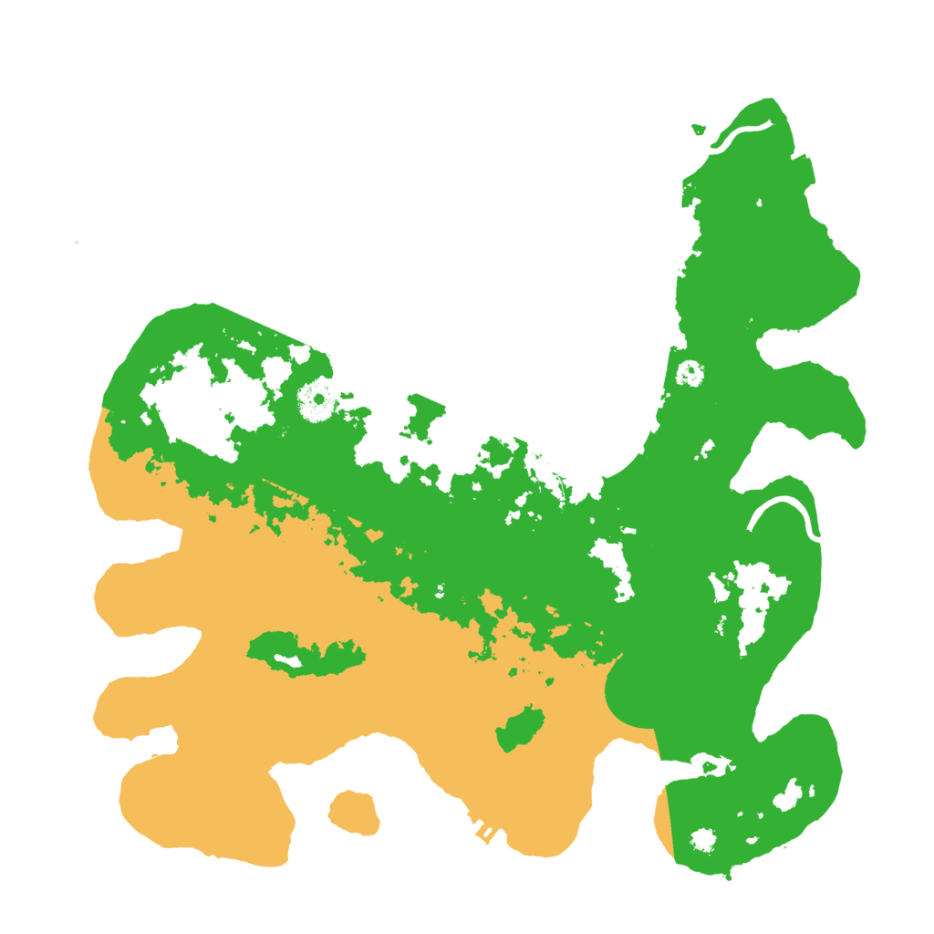 Biome Rust Map: Procedural Map, Size: 3500, Seed: 933651187