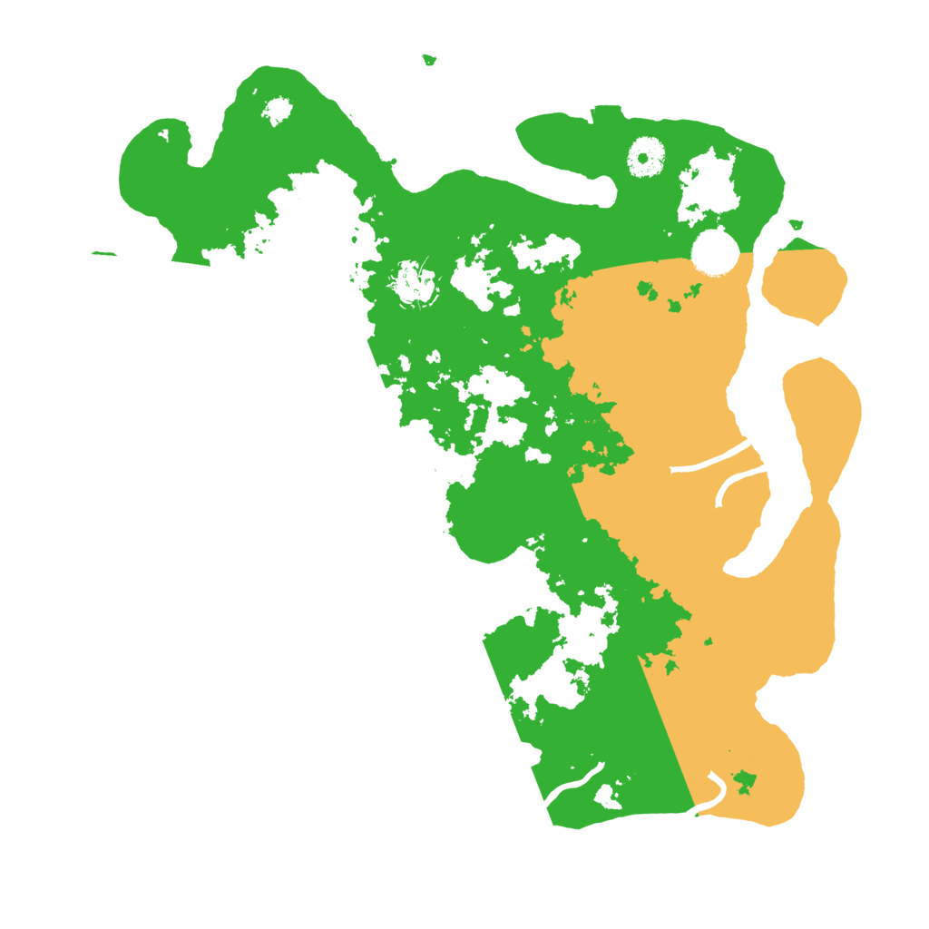 Biome Rust Map: Procedural Map, Size: 3550, Seed: 97397904