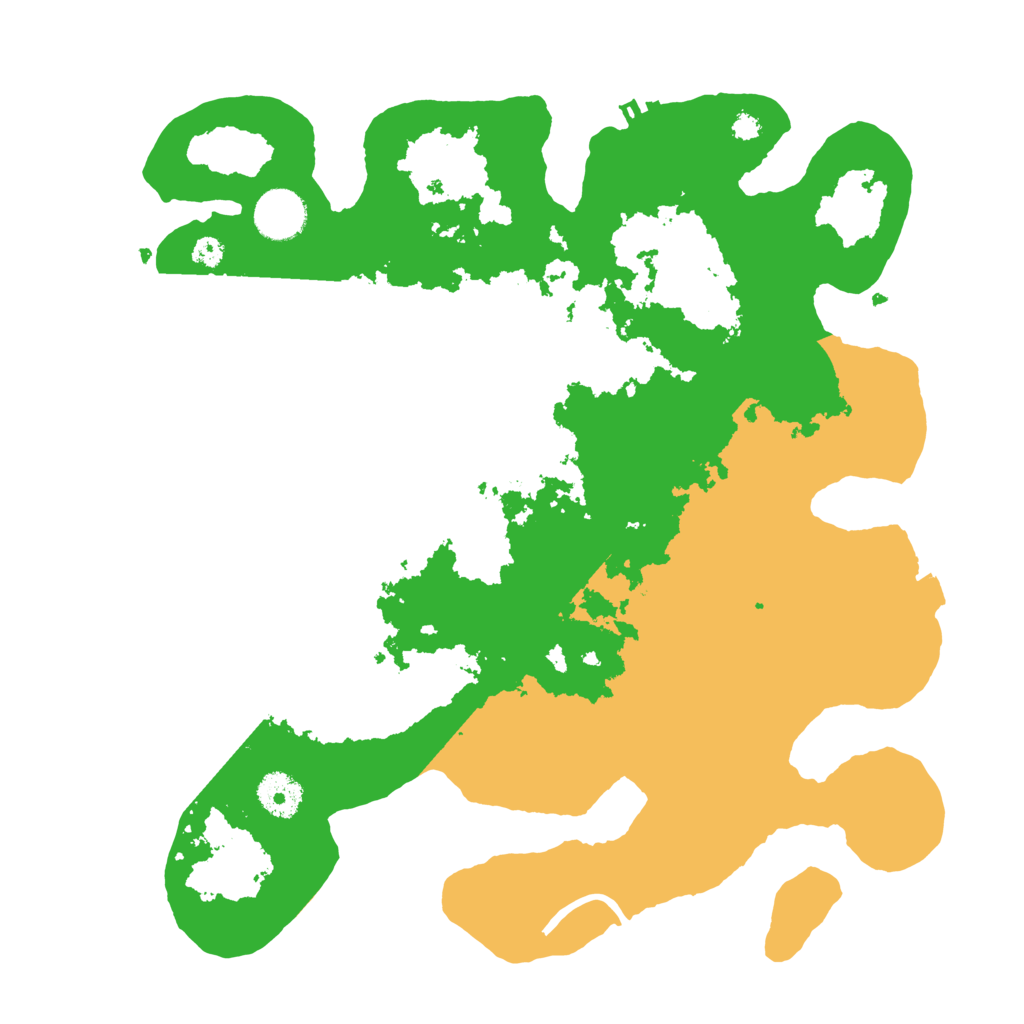 Biome Rust Map: Procedural Map, Size: 3500, Seed: 97322086